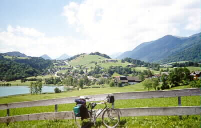 View of the lake