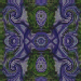 Dark Green and Purple Swirls