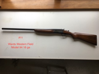 Gun 11 Wards Western Field Model 94 16 ga