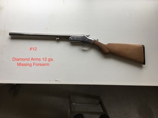 Gun 12 Diamon Arms 12 ga. Missing Forearm