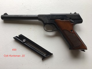 Gun 20 Colt Huntsman .22