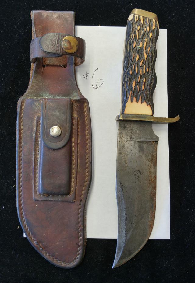 Hunting Knife with Stone.