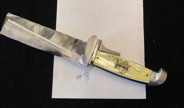 Western Hunting Knife with Removable Blade.