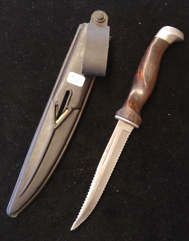 Cutco Fish Knife with Sharpener.