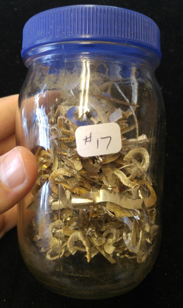 Approx. 282 grams Silver appearing (shavings).
