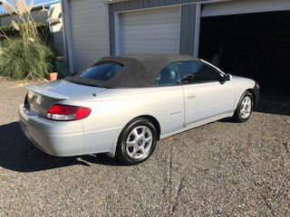 2001 Toyota Solera convertible