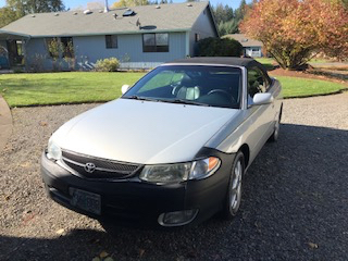 2001 Toyota Solera convertible