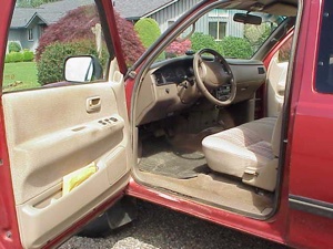 1996 Toyota T100 4X4 w/winch interior