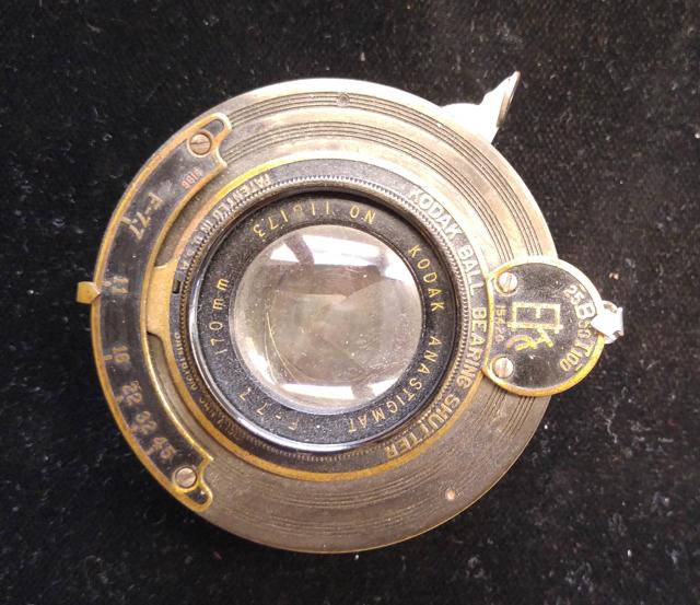 Kodak ball bearing shutter, Kodak Anastigmat F-77 170mm