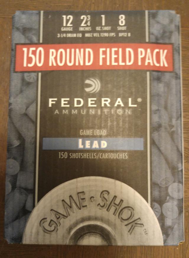 Federal Ammunition 12 gauge game load lead shotshells GAME SHOK