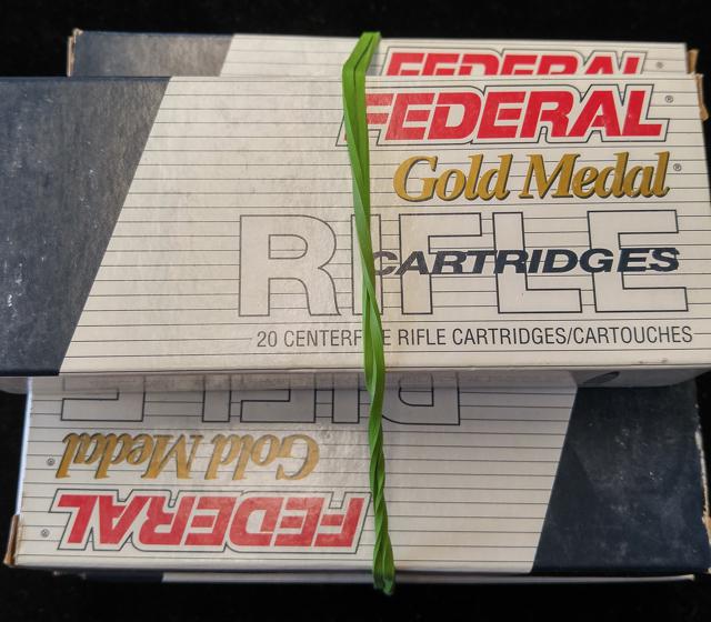 Federal Gold Medal rifle cartridges