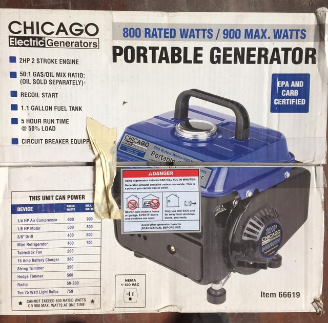 portable generator