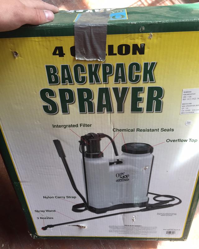 4 gallon backpack sprayer