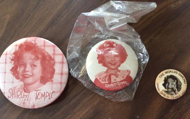 Shirley Temple buttons