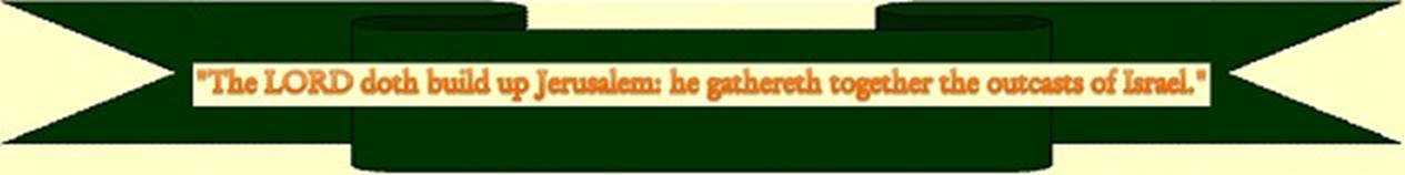 The LORD doth build up Jerusalem: he gathereth together the outcasts of Israel.