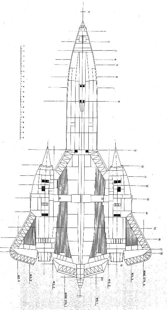 Sr 71 blackbird blueprint